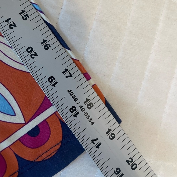 J McLaughlin Catalina Cloth Top Blouse Womens Sz M Retro Paisley Boat Neck Vacay - Picture 10 of 15